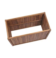 Raised Bed 39.4"x19.7"x19.7" Solid Wood Teak