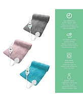 Pursonic Comfort Trio Heating Pad Set – Teal, Pink & Gray