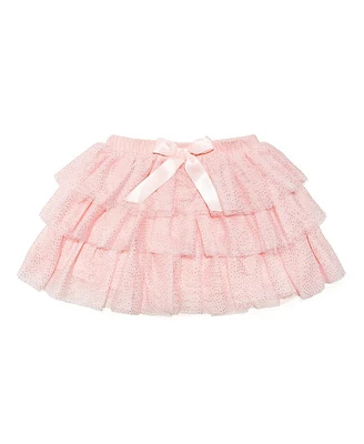 Sweet Wink Little and Big Girls Ballet Bow Tiered Tutu Skirt