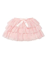 Sweet Wink Little and Big Girls Ballet Bow Tiered Tutu Skirt