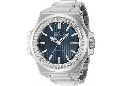 Invicta Men's 43380 Akula Quartz 3 Hand Blue Dial Watch
