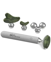 Skn by Conair Jade Gua Sha Cordless Vibe Roller Kit