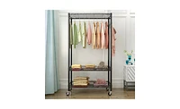 Wire Garment Rack for Durable Clothing Storage and Organization