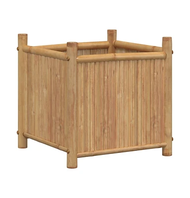 Planter 15.7"x15.7"x15.7" Bamboo
