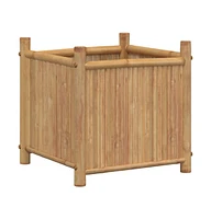 Planter 15.7"x15.7"x15.7" Bamboo