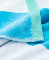Seaside Charm Cotton Oversized Beach Towel, 40" x 72", Exclusively at Macy's