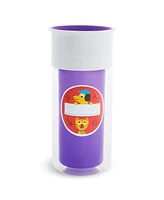 Munchkin Toddler Miracle 360 Insulated Sippy Cup, with Stickers, 9 oz, Purple