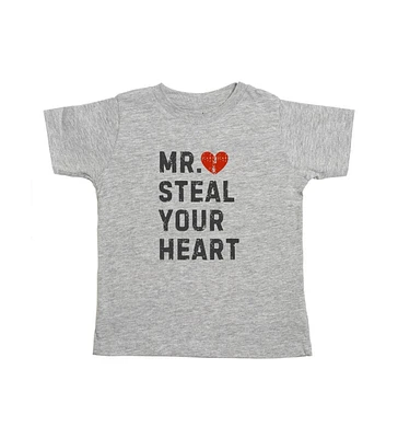 Sweet Wink Baby Boys Mr. Steal Your Heart Valentine's Day Short Sleeve T-Shirt