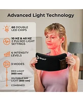 LifePro Micro Red Light Therapy Belt with Vibration Nir & Red Light Therapy for Pain Relief, Recovery, and Performance Enhancement