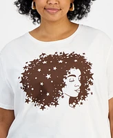 Hybrid Apparel Trendy Plus Black History Month Graphic Tee