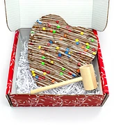 Sugar Plum Chocolates Valentine's Chocolate Heart Smash with Mallet, 12 oz.