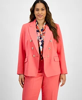 Tahari Asl Plus Twill Blazer