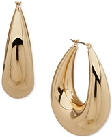 Dkny Taper Puffy Large Hoop Earrings, 2.06"