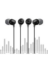 Sony Mdr-EX15LP Fashion Color EX Series In-Ear Earbud Headphones (Black, 2-pack)