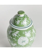 Imperial Lotus Lidded Ginger Jar