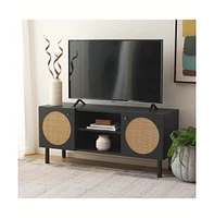 Ophelia 2 Door Shelf Media Stand