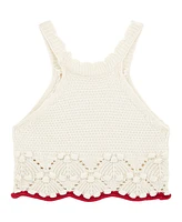 Guess Big Girls Crochet Sleeveless Top