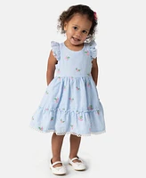 Rare Editions Baby Girls 2-Piece Seersucker Dress with Matching Headband Set