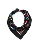 Kate Spade New York Women's Painterly Strokes Bandana Scarf