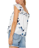 Liverpool Los Angeles Women's Short Sleeve Square Neck Top