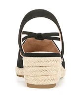 LifeStride Women's Kennedy Closed Almond Toe Wedge Espadrilles