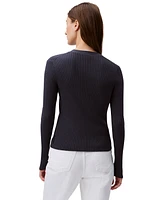 Calvin Klein Jeans Women's Rib-Knit Slim Cardigan