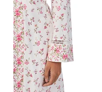 Lauren Ralph Women's Long-Sleeve Kimono Wrap Robe