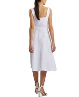 Natori Women's Textured Jacquard Square-Neck Tank Dress