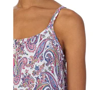 Lauren Ralph Women's Printed Double-Strap Nightgown
