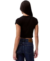 Calvin Klein Jeans Women's Monogram Logo Baby T-Shirt