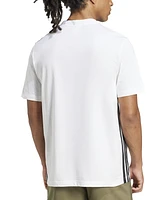adidas Men's Essential Three-Stripes Single Jersey T-Shirt