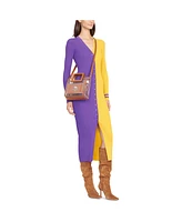 Staud Women's Minnesota Vikings Clear Mini Shirley Bag