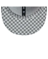 New Era Men's Black Chicago White Sox Checkered Undervisor 59FIFTY Fitted Hat