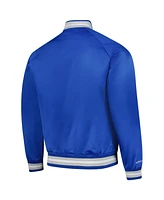 Mitchell & Ness Men's Royal Kentucky Wildcats Lightweight Satin Raglan Full-Snap Jacket