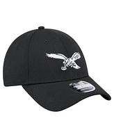 New Era Men's Black Philadelphia Eagles Main B-Dub 9FORTY Adjustable Hat