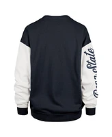 '47 Brand Women's Navy Penn State Nittany Lions Double Header Rise Andie Pullover Sweatshirt