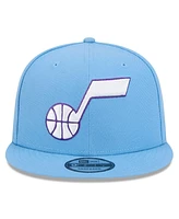 New Era Men's Light Blue Utah Jazz 2024/25 City Edition Alternate 9FIFTY Snapback Hat