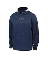 Nike Men's Navy Ole Miss Rebels Basketball Spotlight Performance Pullover Hoodie