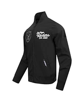 Pro Standard Men's Black Las Vegas Raiders Paint The City Twill Full-Zip Jacket