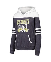 Camp David Women's Charcoal Ucf Knights Blitz Striped Blocked Raglan Pullover Hoodie