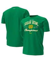 Under Armour Men's Green Notre Dame Fighting Irish College Football Playoff 2025 Sugar Bowl Champions T-Shirt