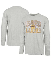 '47 Brand Men's Gray Los Angeles Lakers First Rate Franklin Long Sleeve T-Shirt