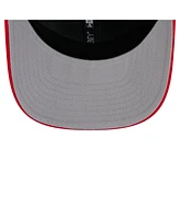 New Era Men's Red Chicago Blackhawks Core Trucker 9SEVENTY Stretch-Snap Hat