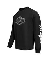 Pro Standard Men's Black Los Angeles Lakers Paint the City Pullover Sweatshirt