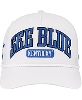 '47 Brand Men's White Kentucky Wildcats Local Arch Hitch Snapback Hat