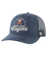 '47 Brand Men's Navy Virginia Cavaliers Pitstop Trucker Adjustable Hat