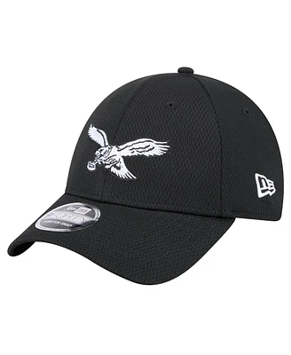 New Era Men's Black Philadelphia Eagles Main B-Dub 9FORTY Adjustable Hat