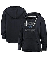 '47 Brand Women's Navy Detroit Lions Plus Clarity Kennedy Pullover Hoodie