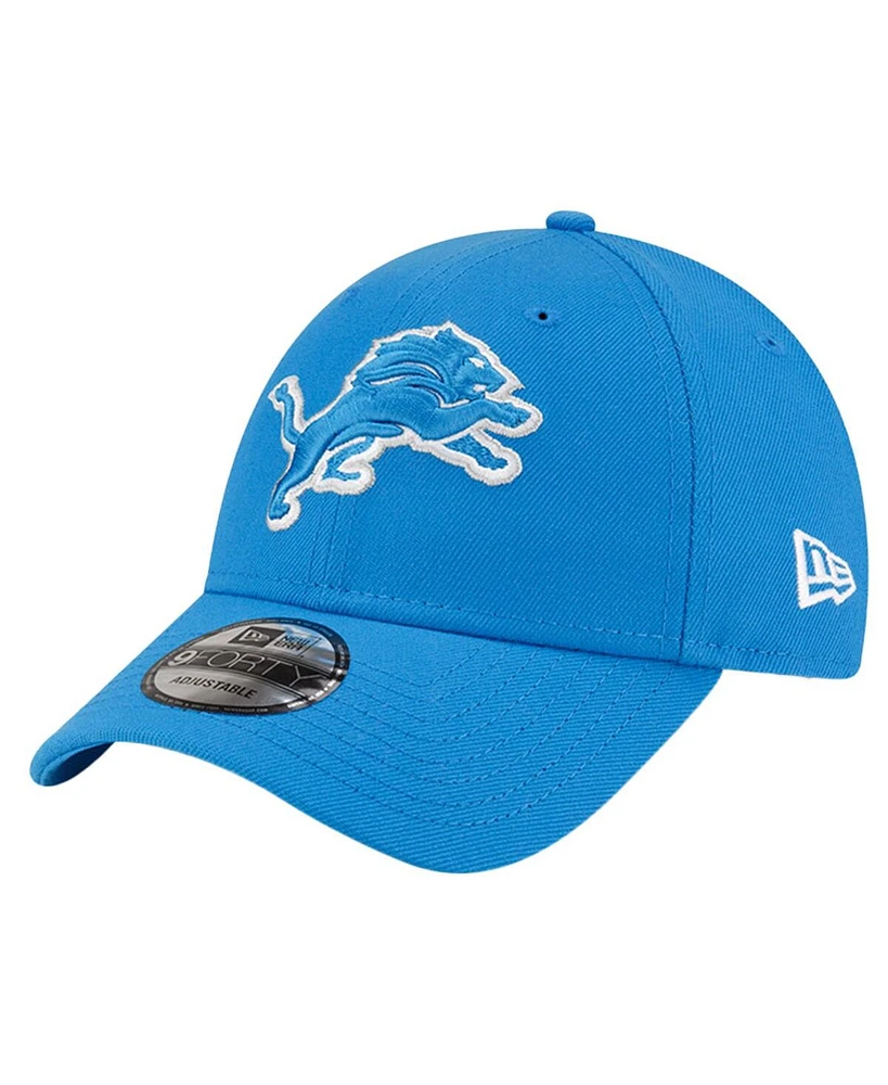 New Era Men's Blue Detroit Lions The League 9FORTY Adjustable Hat