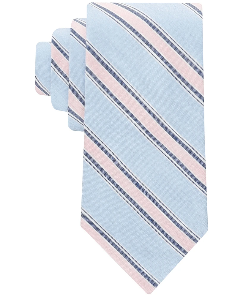 Tommy Hilfiger Men's Alameda Linen Stripe Tie